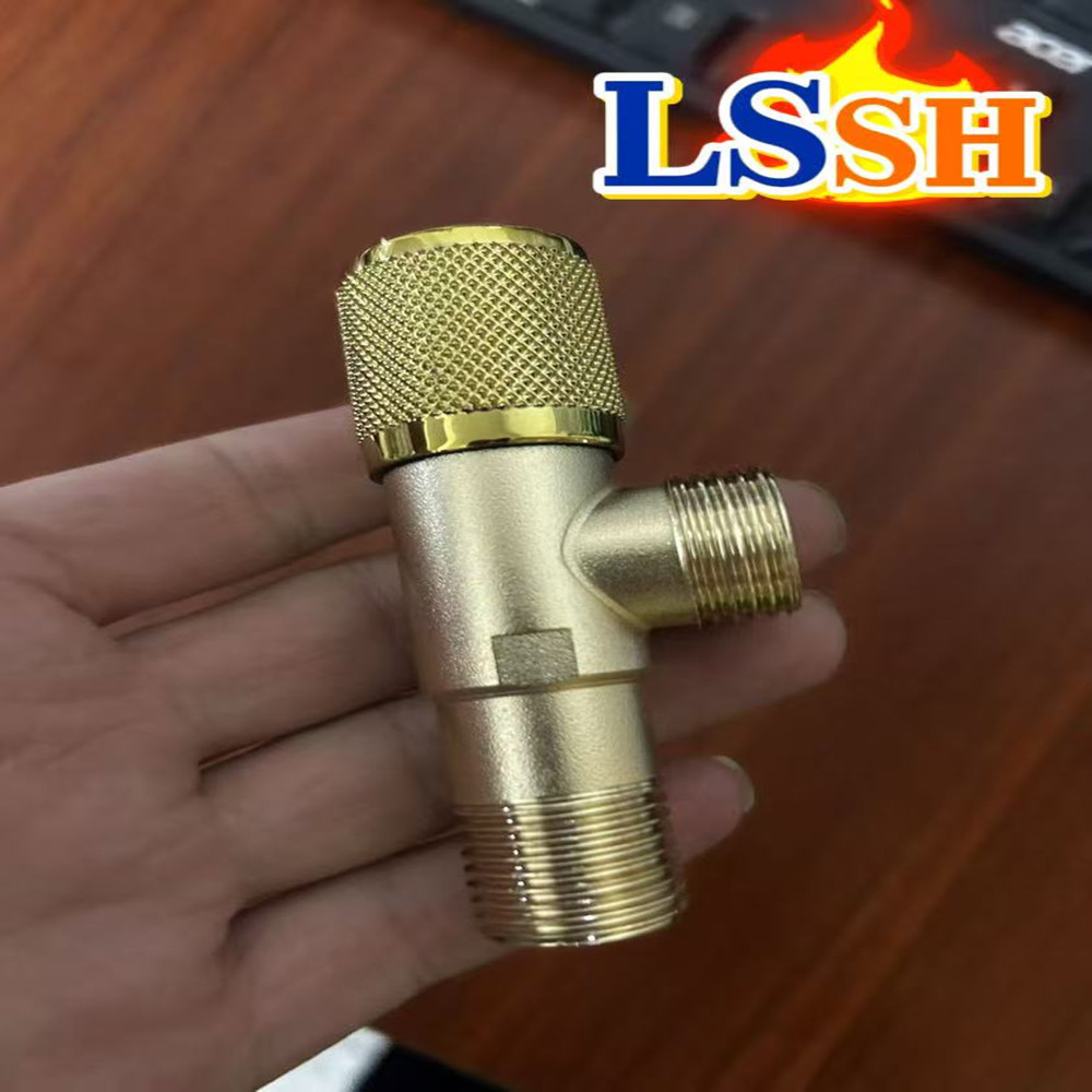 Toilet Fill Valve - Full copper toilet angle valve, full