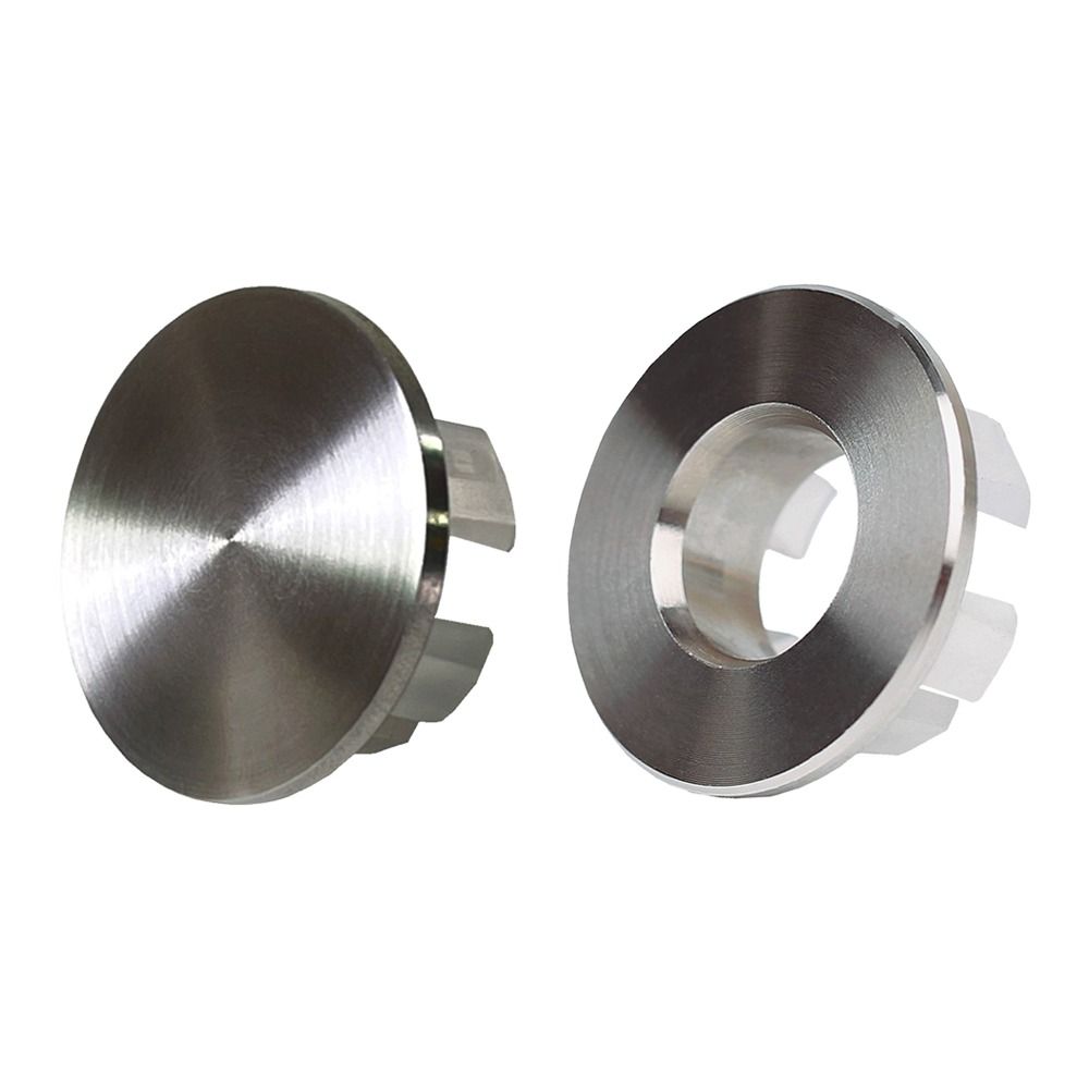 Drain Pipe Clip - Stainless Steel Sink Overflow Covers Round