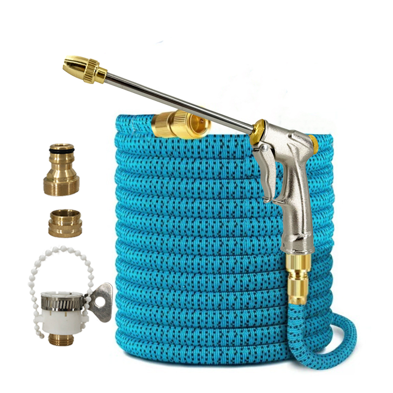 Flexible Hose Braided - Expandable Garden Hose, Metal Long Rod