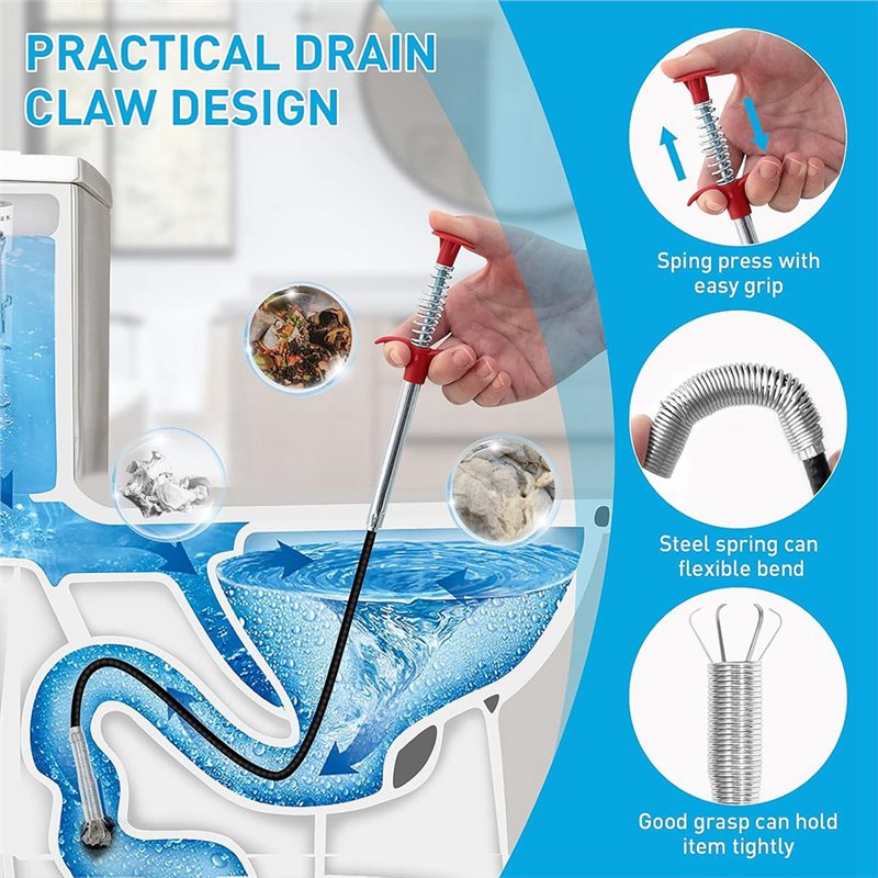 ABNL For Bathtub, Toilet, Kitc - Drain Snake Flexible ulasan dan harga