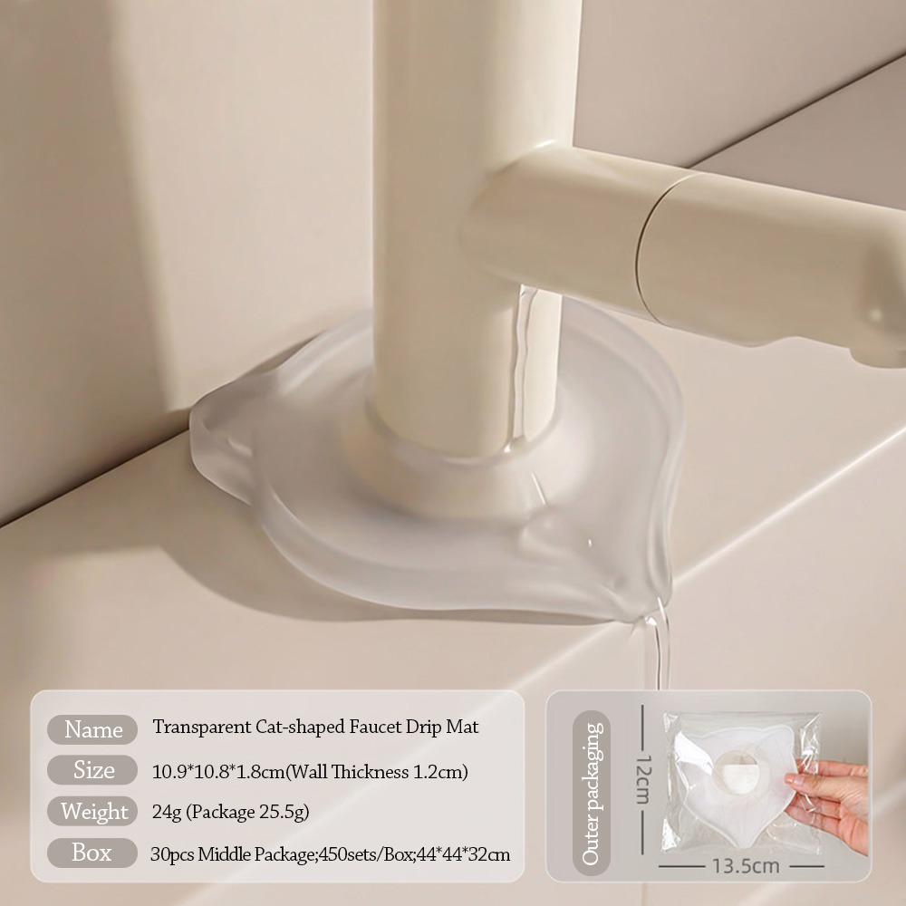 2pcs Creative Cat-Shaped Drain - Silicone Tap Washer ulasan dan harga