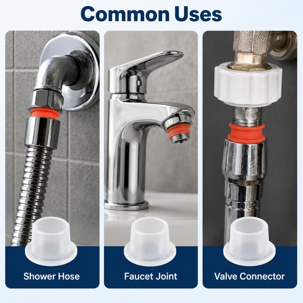 Faucet Thread Seal Sleeve Sili - Silicone Tap Washer ulasan dan harga