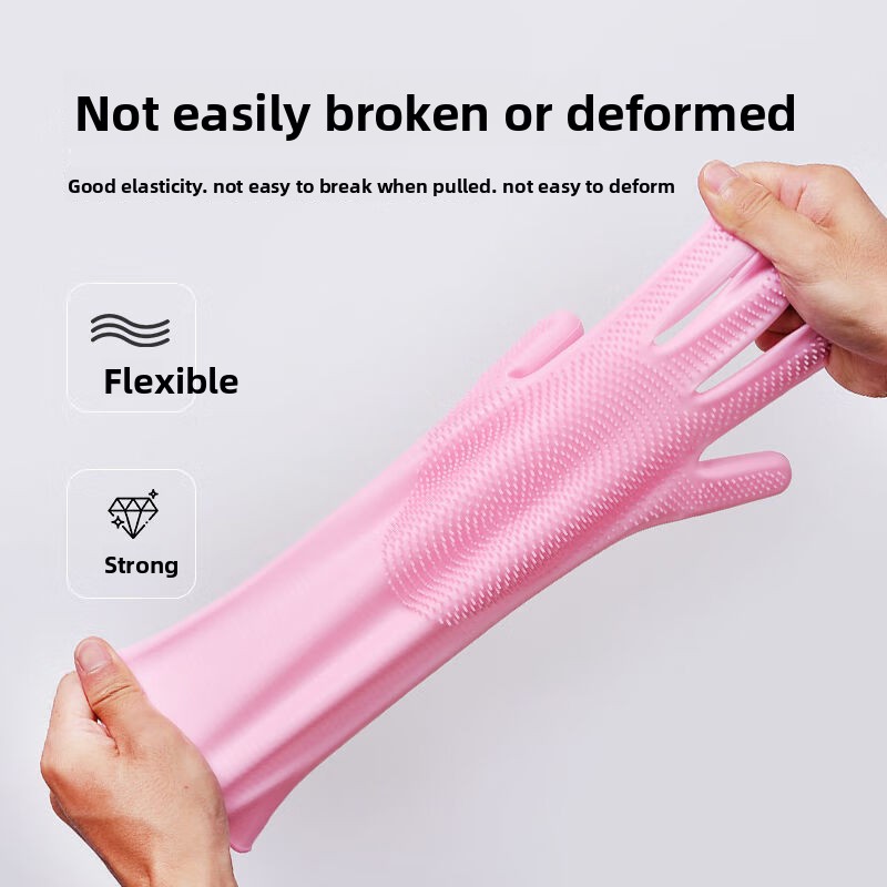 Silicone Dishwashing Gloves, M - Silicone Tap Washer ulasan dan harga
