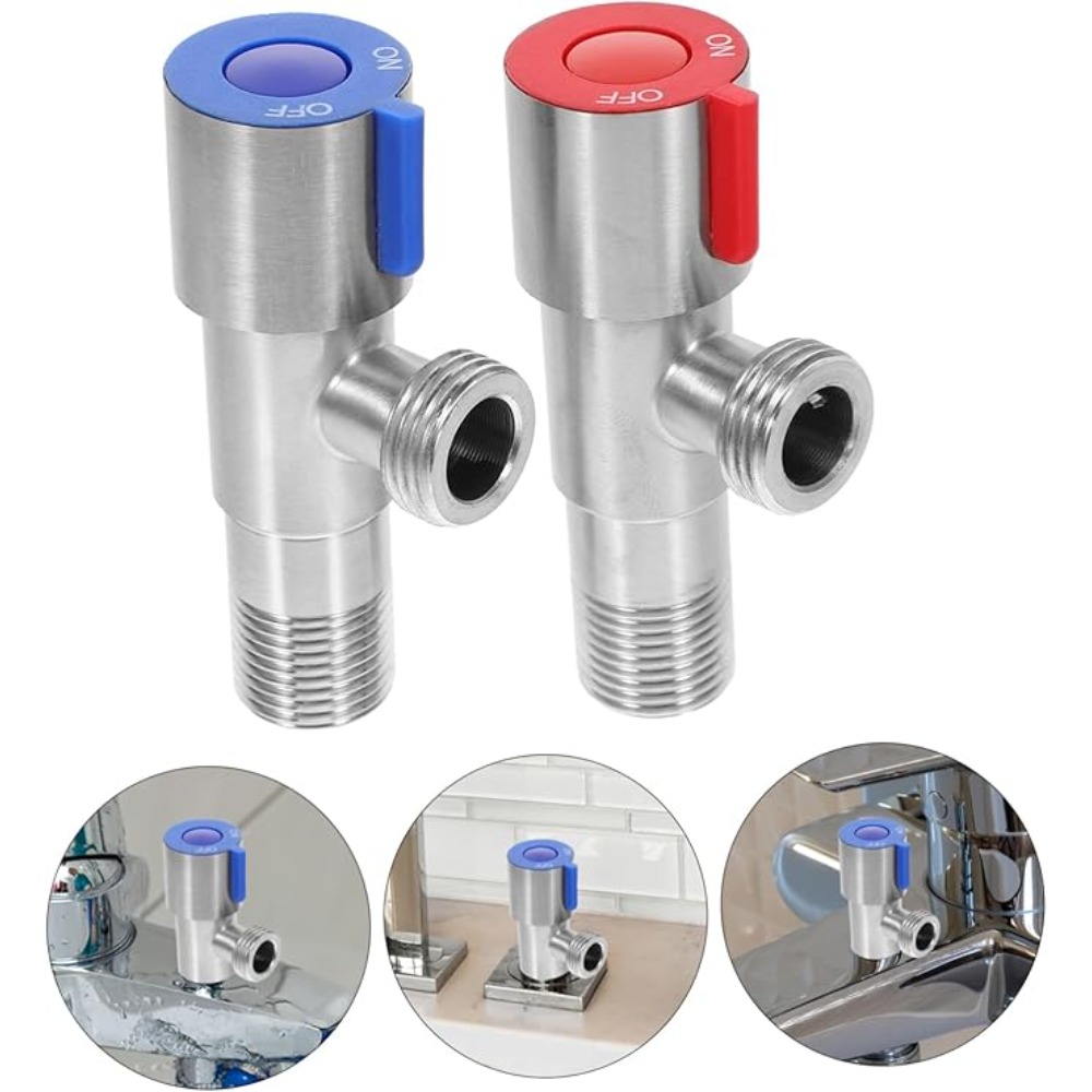 Stainless Steel Hot Cold Inlet - Toilet Fill Valve ulasan dan harga