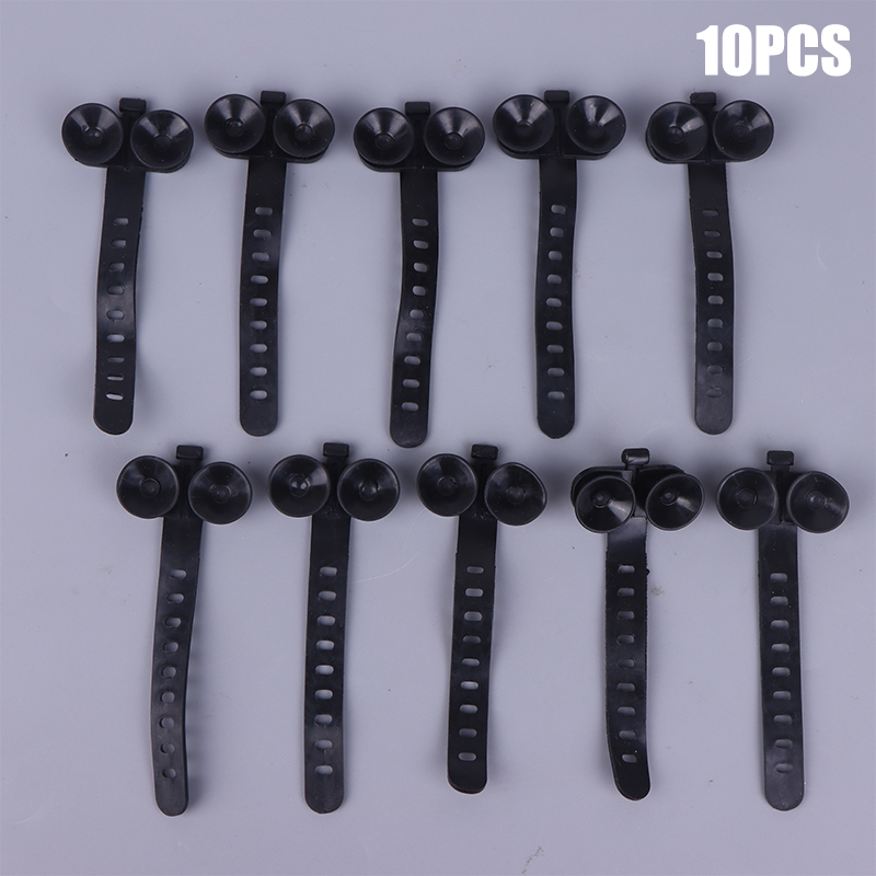 10Pcs/set Fish Tank Tie Suctio - Plastic Pipe Clip ulasan dan harga