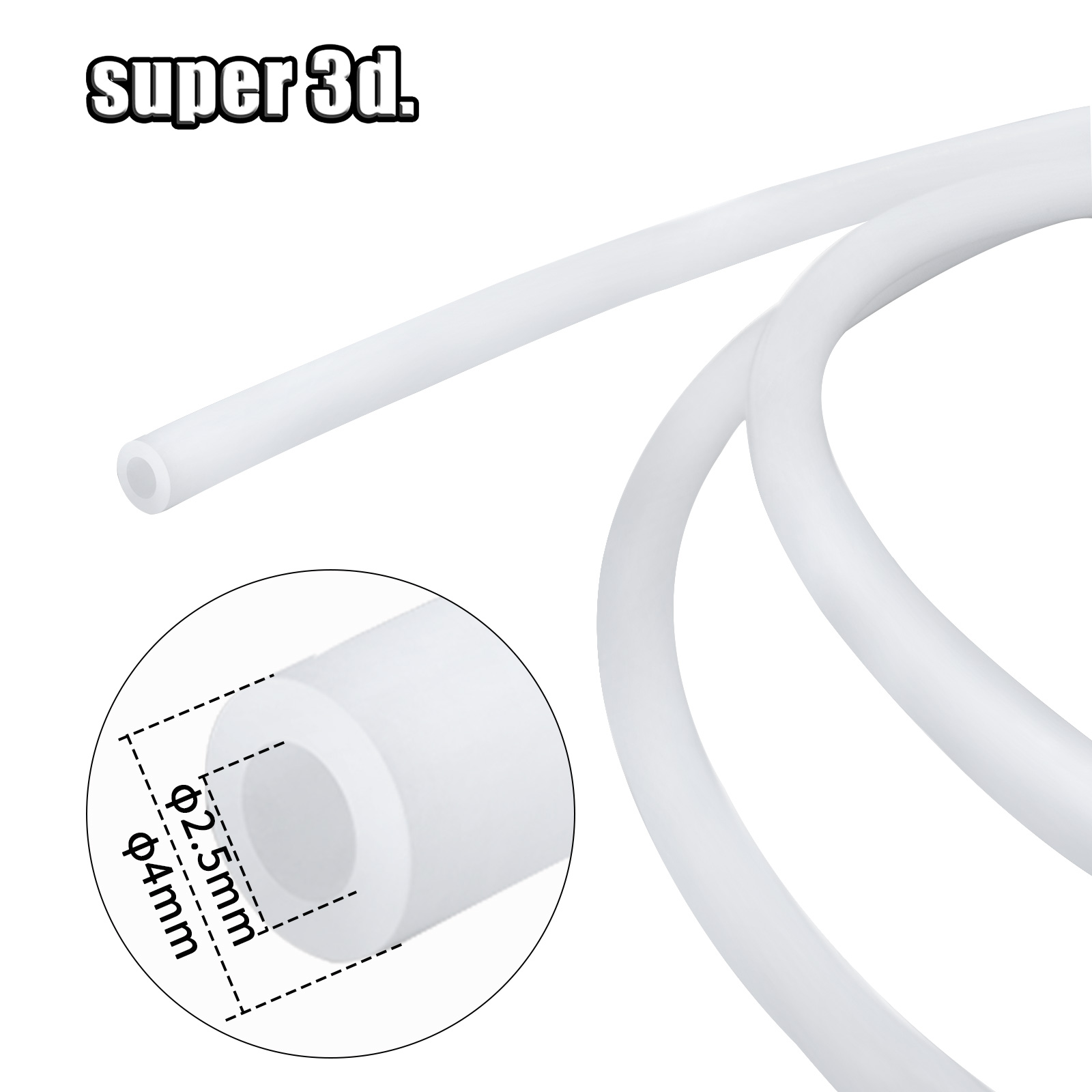 PTFE Tube 3D Printer 2.5mm 4mm - Ptfe Tape Thread ulasan dan harga