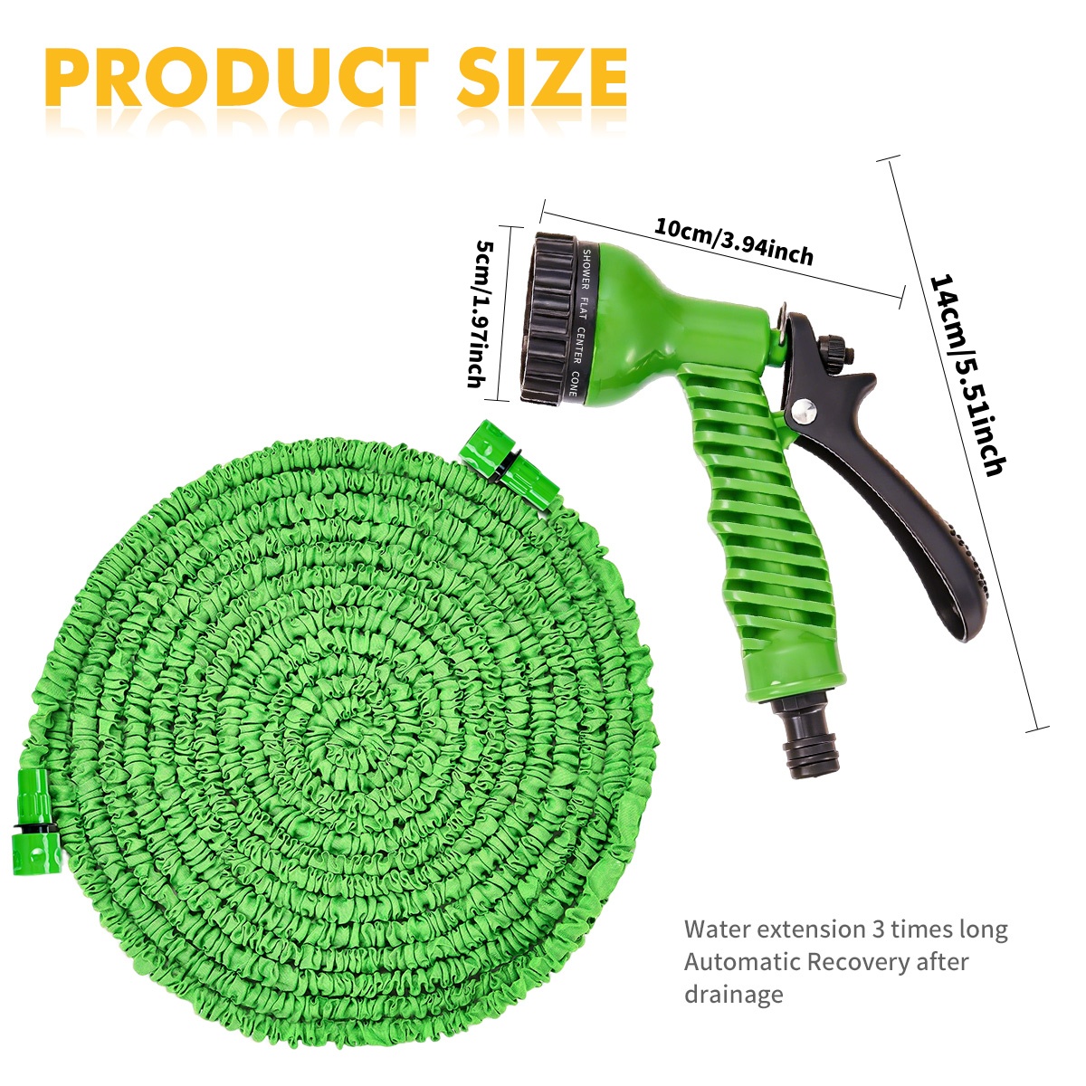 Green Expandable Garden Hose 1 - Flexible Hose Braided ulasan dan harga