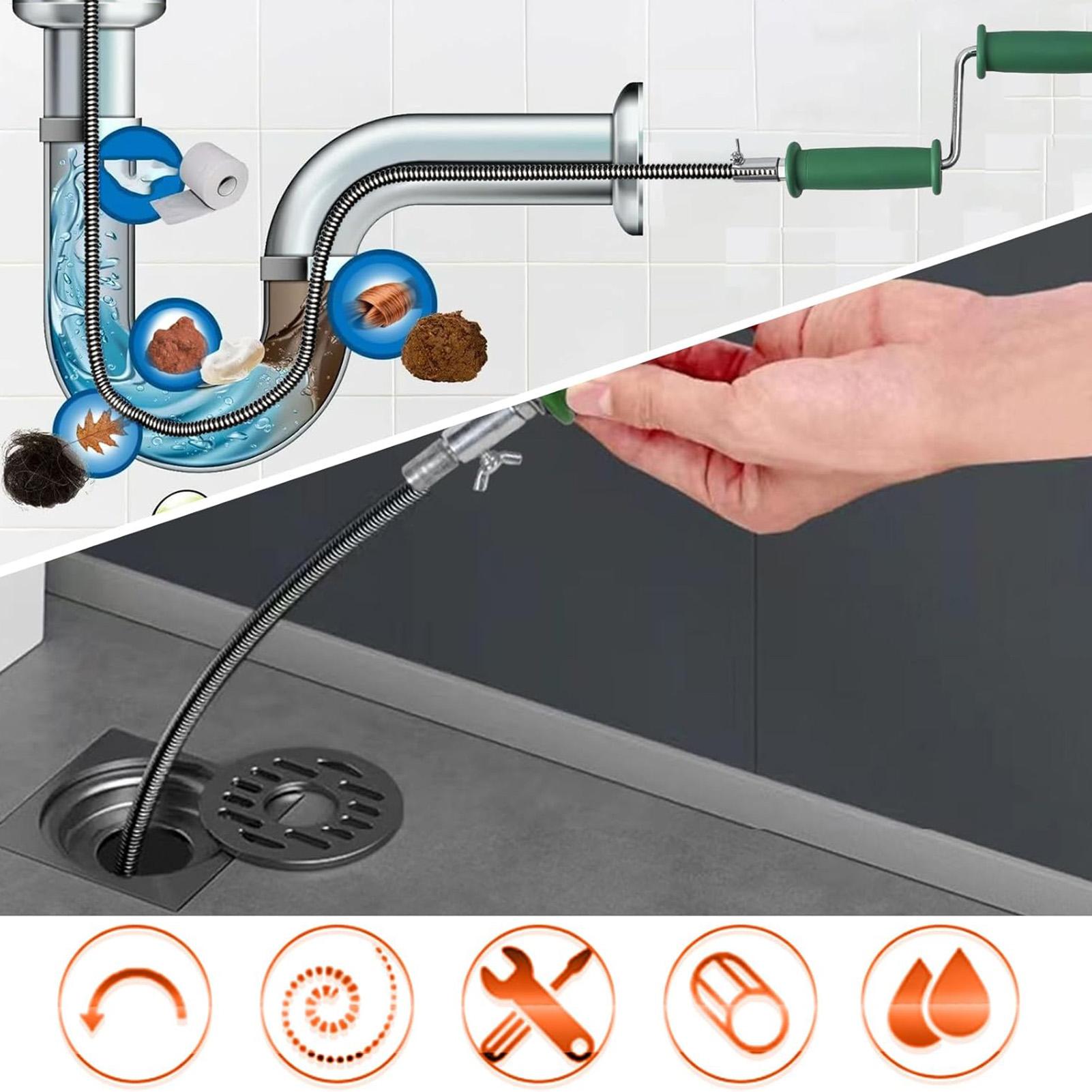 Drain Snake 4M Flexible Pipe U - Drain Snake Flexible ulasan dan harga