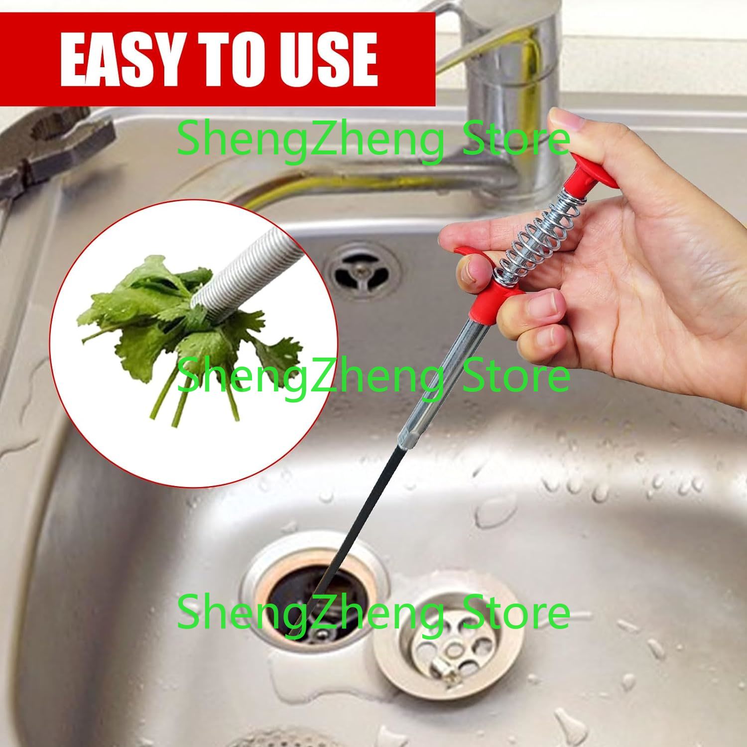 1Pcs Drain Snake Hair Drain Cl - Drain Snake Flexible ulasan dan harga