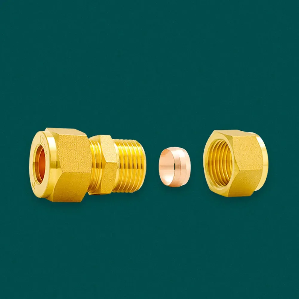 Brass 6/8/10/12/14/15/16/18/22 - Compression Fitting Brass ulasan dan harga