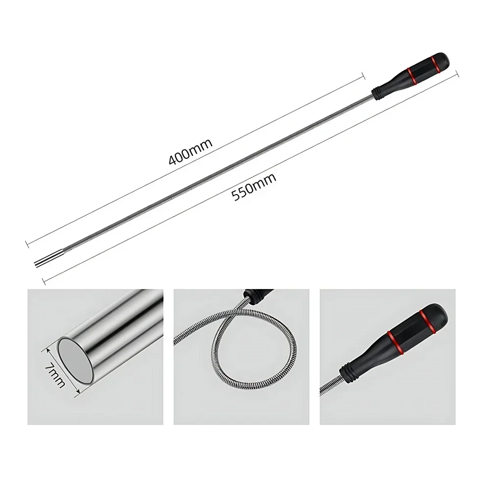 Flexible Magnetic Pickup Tool  - Drain Snake Flexible ulasan dan harga