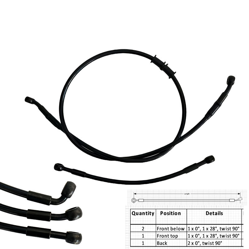 AN3 Moto Hydraulic Stainless S - Ptfe Tape Thread ulasan dan harga