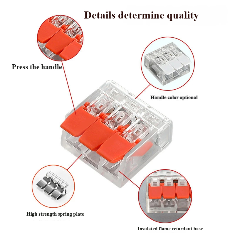 75PCS Mini Quick Lever Wire Ca - Push Fit Connector ulasan dan harga