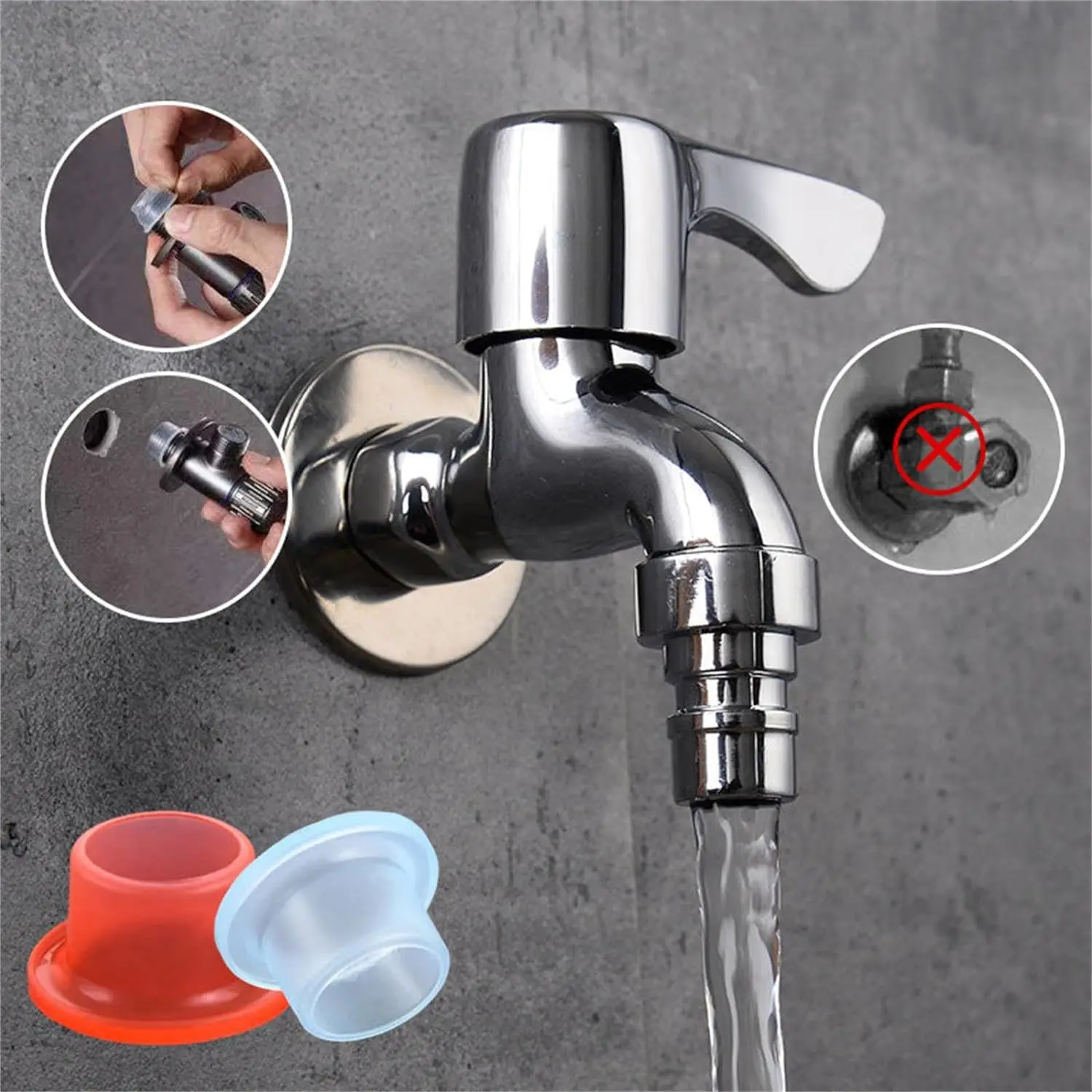 30-500pcs Faucet Leak-Proof Se - Silicone Tap Washer ulasan dan harga