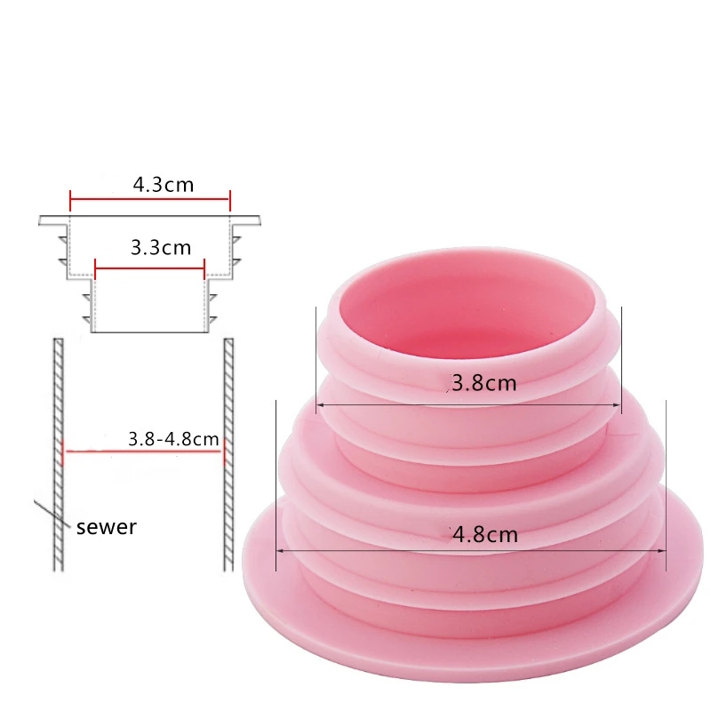 1pcs Drain Pipe Leak-proof Sea - Drain Pipe Clip ulasan dan harga