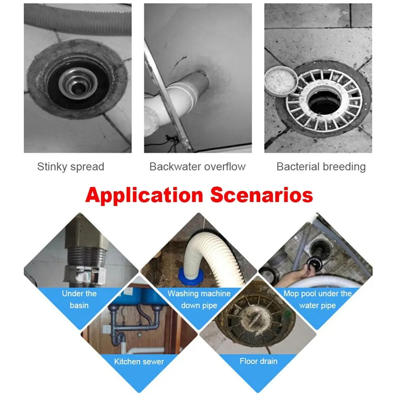 1pcs Drain Pipe Leak-proof Sea - Drain Pipe Clip ulasan dan harga