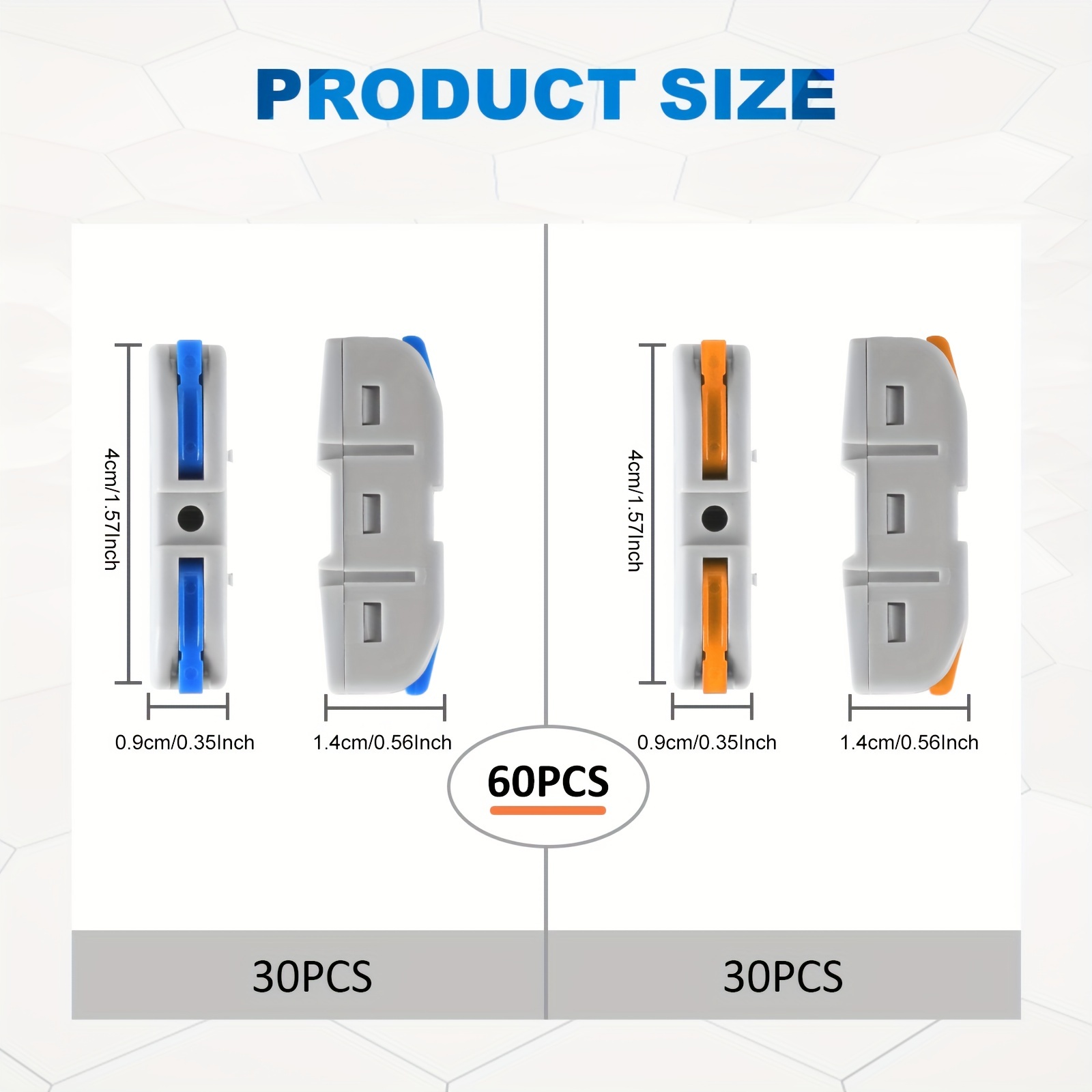 Lever Wire Connectors, 10pcs/6 - Push Fit Connector ulasan dan harga
