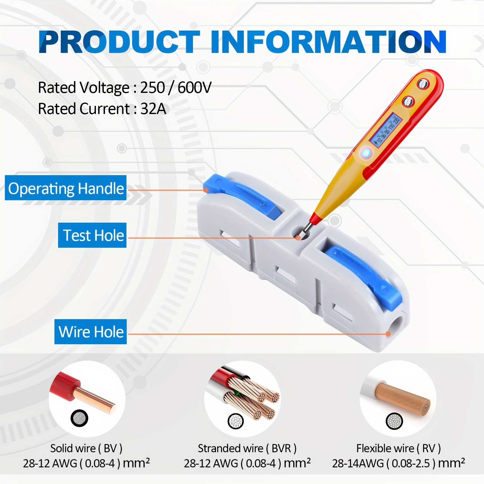 Lever Wire Connectors, 10pcs/6 - Push Fit Connector ulasan dan harga