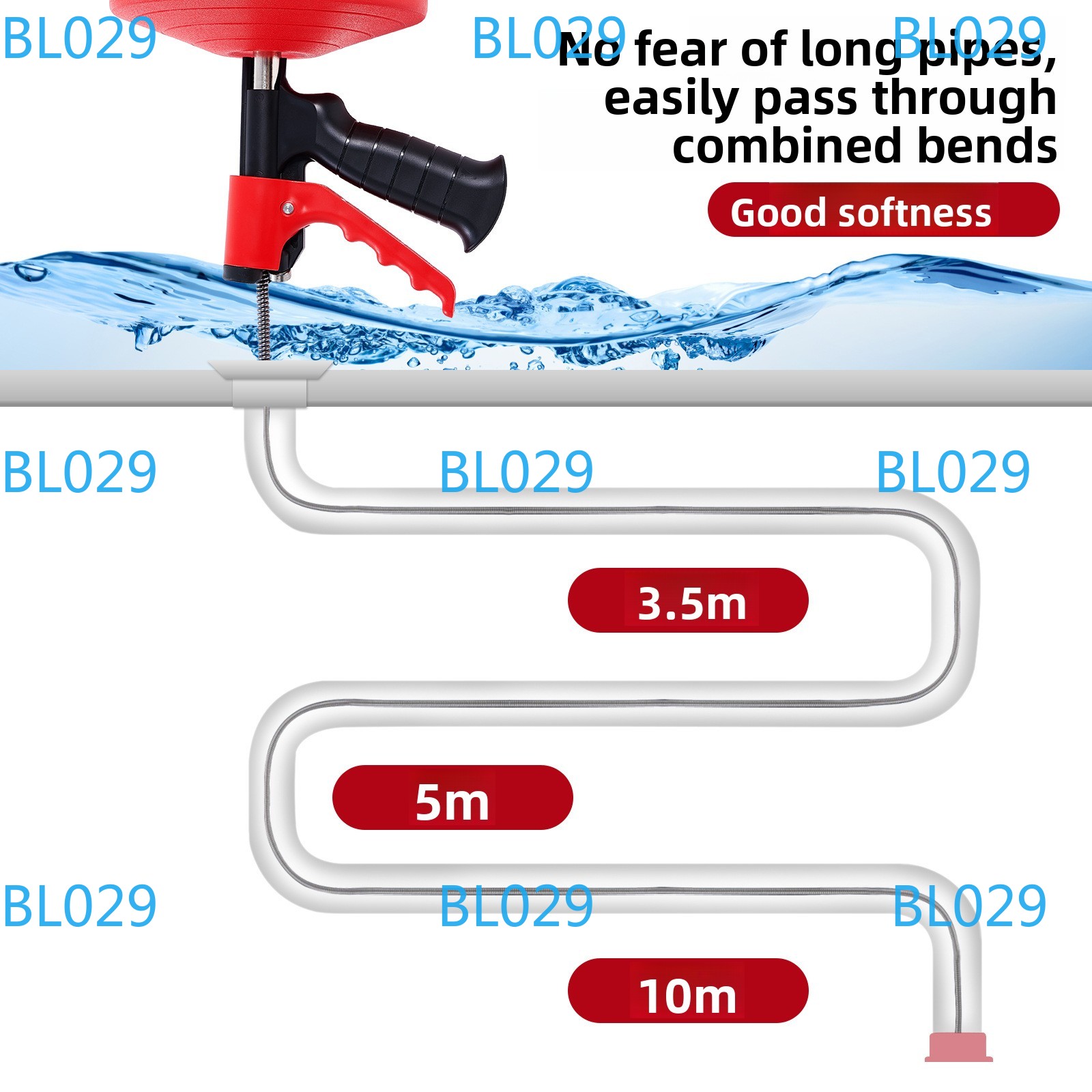 Professional Drain Snake Auger - Drain Snake Flexible ulasan dan harga