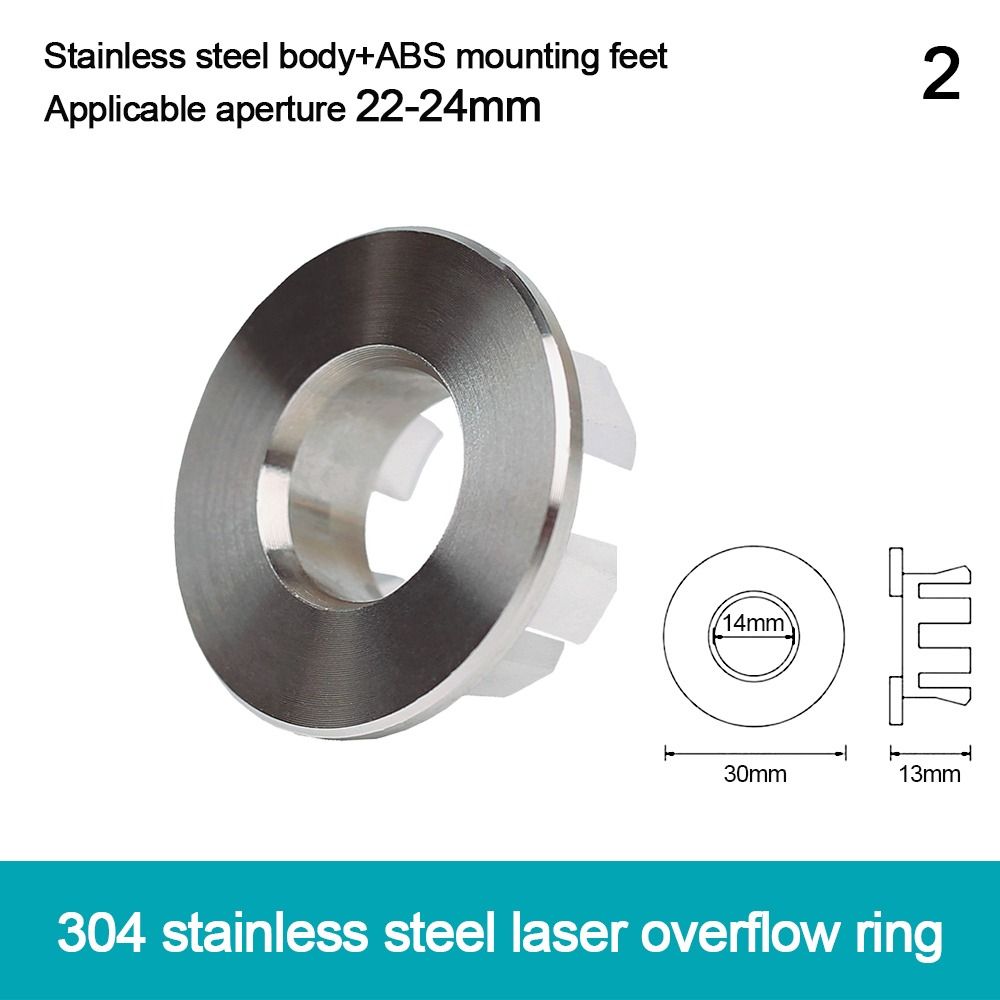 Stainless Steel Sink Overflow  - Drain Pipe Clip ulasan dan harga