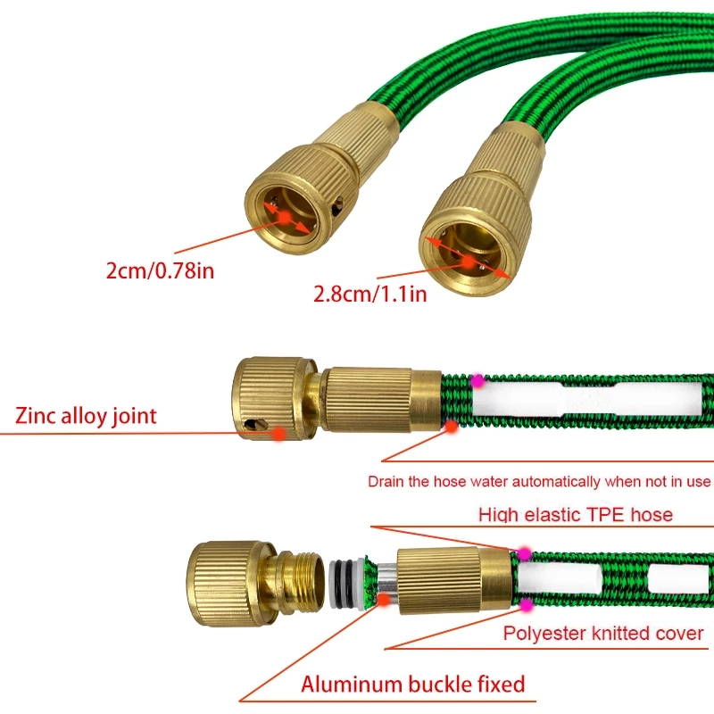 Garden Telescopic Water Pipe H - Flexible Hose Braided ulasan dan harga